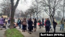 Protest porodilja, foto: Šerif Babić