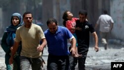 Palestinski civili beže iz kvarta Šidžaija