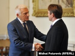 Jerzy Buzek i Željko Komšić, Sarajevo, 4.novembar 2011