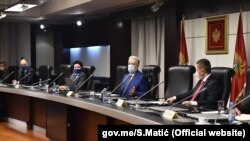 Sa prve sjednice nove Vlade Crne Gore, 12. decembra 2020. godine u Podgorici.