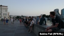 Sevastopol, Crimeea 2016: seara pe faleză
