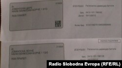 Двојни сметки за радиодифузна такса.