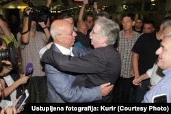 Povratak Nikole Šainovića u Beograd nakon što je odslužio dve trećine 18-godišnje zatvorske kazne, 26. avgust 2015.