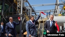 Відкриття нового комплексу з виробництва сірчаної кислоти, «Кримський титан», 27 квітня 2012 року