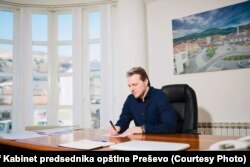 Shqiprim Arifi, kryetar i Komunës së Preshevës.