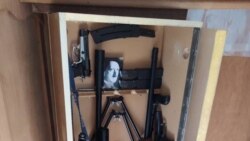 Част от оръжията, открити в дома на члена на ръководството на БНС, за когото се предполага, че се е самоубил в ДАНС