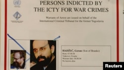 Prekrižena potjernica nakon hapšenja Gorana Hadžića, 2011.