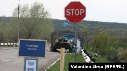 Postul de control al contgingentului rusesc de pacificatori, la Vadul lui Vodă