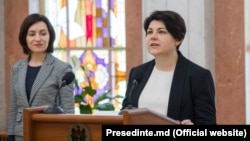 Natalia Catrinescu-Gavriliţă, la depunerea jurământului. 11 iunie 2019