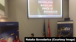Novinari i novinarke su u većini slučajeva insistirali na anonimnosti: Žarka Radoja, Nidžara Ahmetašević, Biljana Sekulovska i Una Hajdari