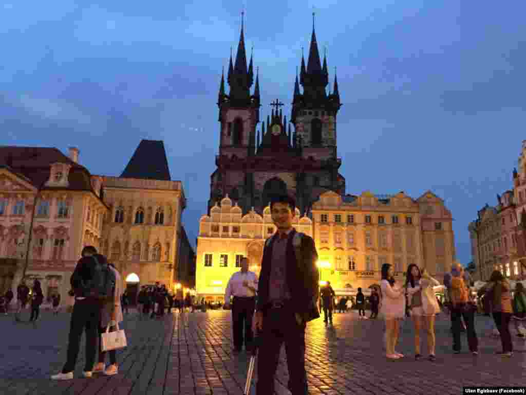 Уланбек в Праге.&nbsp;