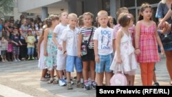 Prvi dan škole, Podgorica, 3. septembar 2012.
