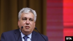 Председателят на НСИ доц. д-р Атанас Атанасов. Снимката е от 30 април 2025 г.