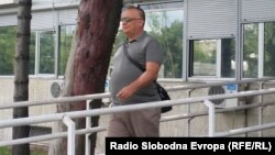 Архивска фотографија: Горан Грујевски пред Основен суд Скопје 1