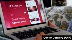 A Parler nyitóoldala 2020. júliusában. (Illusztráció) 