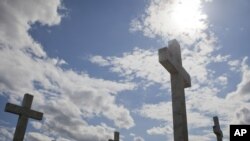 Groblje na kojem su sahranjene žrtve ratnih zločina u Vukovaru