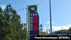 Ситуация с наличием топлива на заправке TES в Симферополе, 5 октября 2025 года