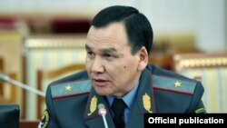 Министр внутренних дел Кашкар Джунушалиев.