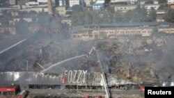 Újabb légicsapás Odesszában: egy kollégium és egy bevásárlóközpont gyulladt ki