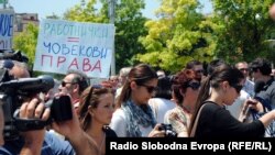 Од протестите на новинарите 