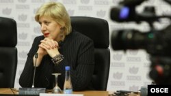 Дуња Мијатовиќ, претставничка за слобода на медиуми на ОБСЕ.