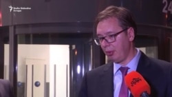 Vučić, Zaev, Mustafa: Uspešan sastanak u Briselu