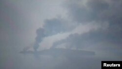 Insula Șerpilor, 30 iunie 2022. Imagine obținută de Reuters de la Comandamentul sudic al armatei Ucrainene