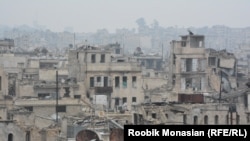 Разрушенные дома в Алеппо, архивное фото