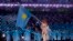 Сборная Казахстана на церемонии открытия Олимпийских игр в Пхёнчхане. Южная Корея, 9 февраля 2018 года
