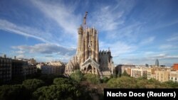 Barcelona, SAGRADA FAMILIA, Spania. 