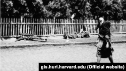 Жертви голоду 1933 року на вулицях Харкова (фото: www.gis.huri.harvard.edu)