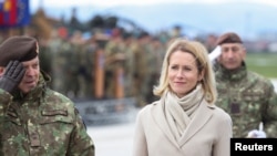 Kaja Kallas u bazi EUFOR-a u Sarajevu, Bosna i Hercegovina, 8. aprila 2025.