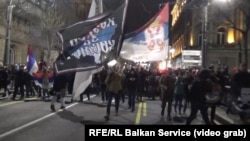 Jedan od protesta u Beogradu zbog Zakona o veroispovesti u Crnoj Gori