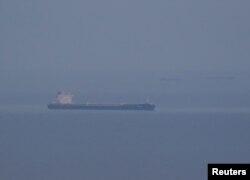 Vas cu cereale fotografiat în apropiere de Odesa, după ce Rusia s-a retras din acordul privind tranzitul cerealelor.