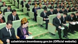 Turkmenistan's new two-chamber parliament, known as the Milli Genes, or National Council, will be made up of 56 senators and 125 deputies. (file photo)