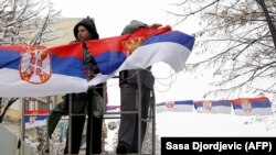 Pamje nga Mitrovica Veriore - Fotografi nga arkivi.