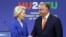 Ursula von der Leyen, az Európai Bizottság elnöke és Orbán Viktor miniszterelnök Budapesten, az uniós vezetők informális találkozóján, 2024. november 8-án