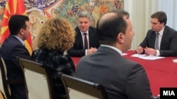 Средба на претседателот Ѓорге Иванов со делегација на СДСМ