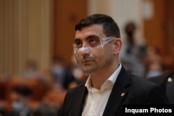 George Simion, președintele AUR.