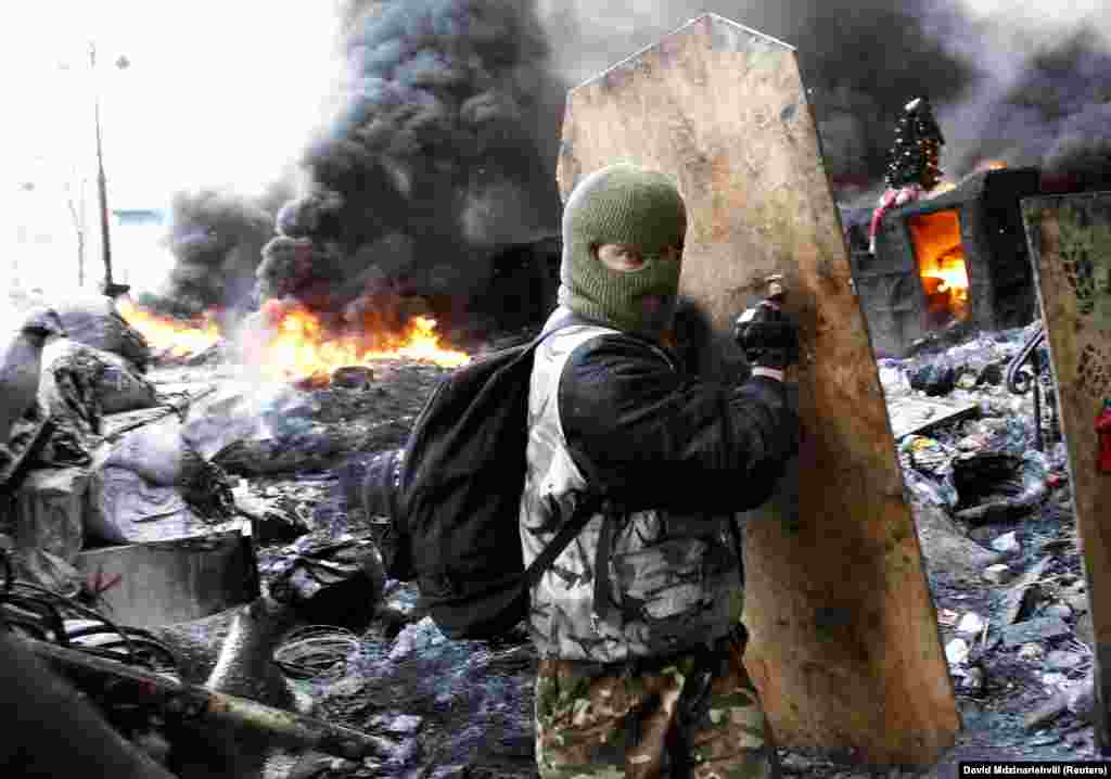 Kijev, 23. januar 2014. Foto: REUTERS / David Mdzinarishvili 