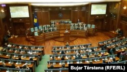 poslanicima se obratila i Vasfija Krasnići-Gudman žrtva seksualnog nasilja koja je prva na Kosovu progovorila javno o tom iskustvu, a sada i širom sveta podiže svest o tom zločinu koji se desio na Kosovu