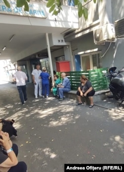 Intratarea în Spitalul Floreasca. Fotografie făcută vineri, 25 iulie 2025.