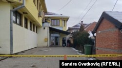 Зградата на Поштата на Србија во Грачаница, 15 јануари 2025 година.