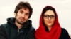 Arash Sadeghi (left) and his wife, Golrokh Iraei