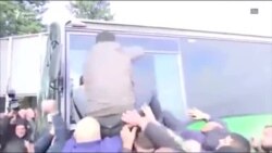 დავით კირკიტაძის დაკავება - რა არის გადაღებული აქციაზე