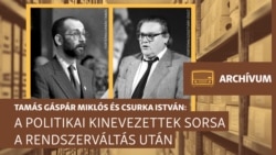 Elvtárs, ejtőernyős, szakember — archív interjú Tamás Gáspár Miklóssal és Csurka Istvánnal