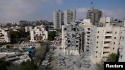 Stambena zgrada pogođena u raketnom napadu Irana na Izrael, u Beer Ševi, Izrael, 24. juna 2025. godine.