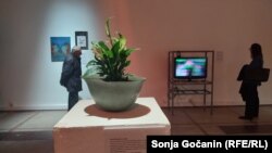 Izložba mladih umetnika Srbije i Kosova "MIR IS MIRË" u centru za kulturnu dekontaminaciju u Beogradu, 27.10.2024.