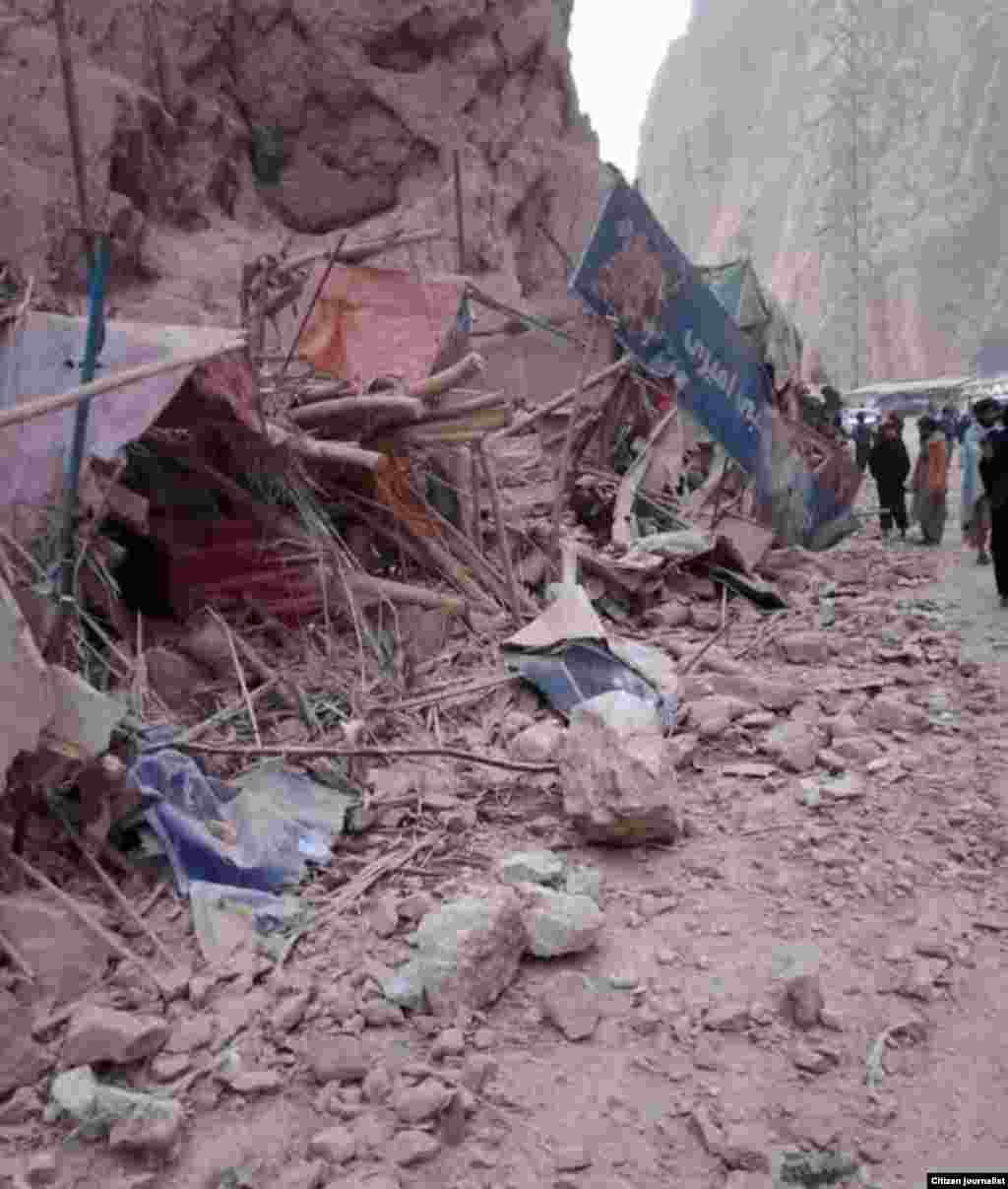 په افغانستان کې د زلزلې له کبله رامنځته شوی ویجاړی