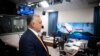 Orbán Viktor a Kossuth rádió óbudai stúdiójában 2024. november 8-án